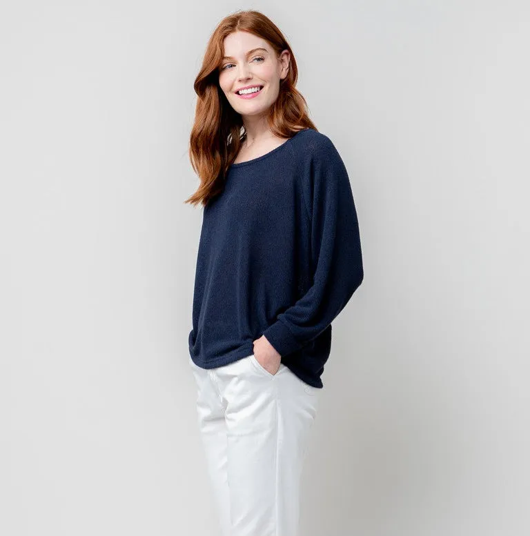 Lily & Me Laburnum Top in Navy