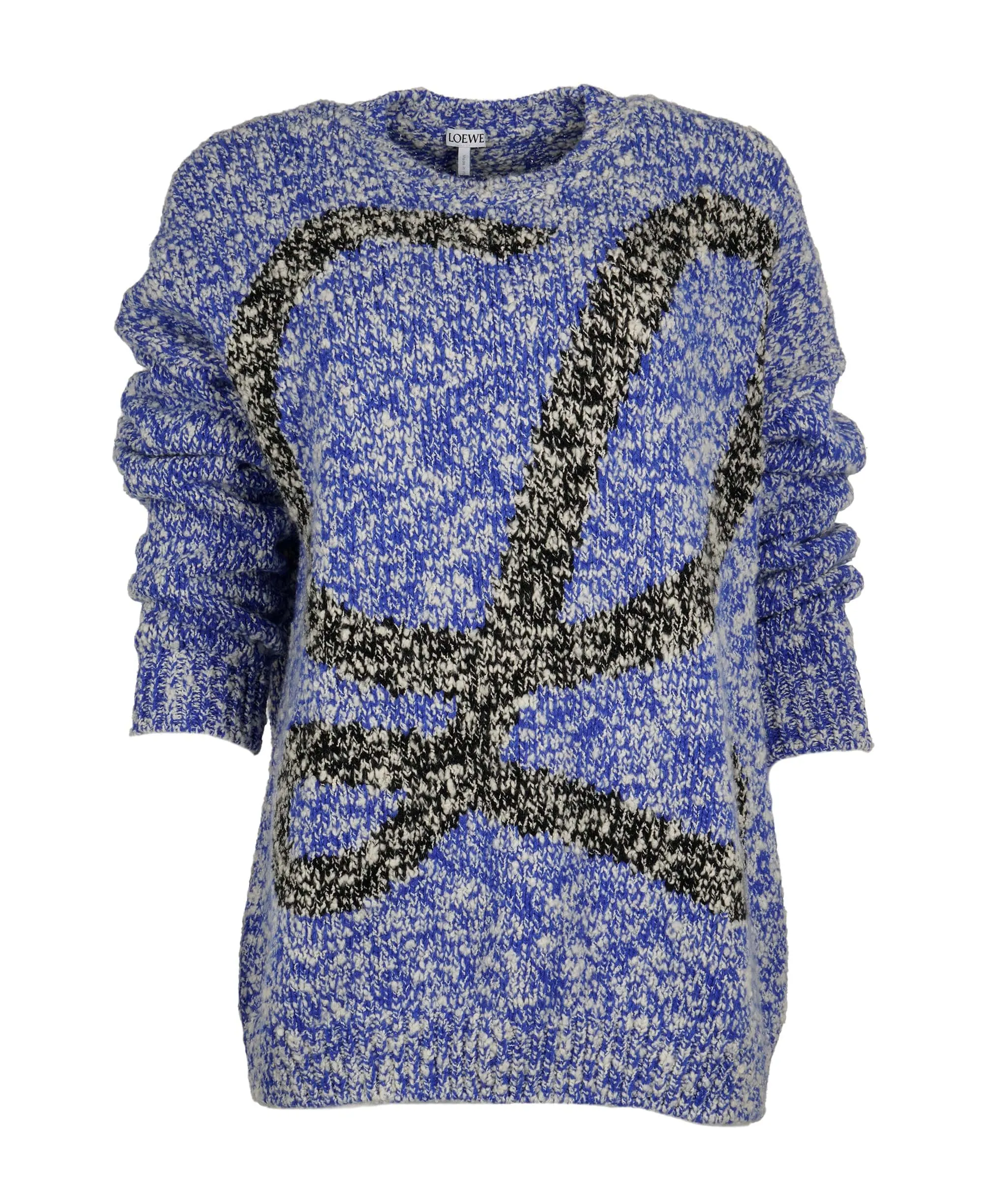 Loewe Blue and White Crewneck Jumper  ALC1024