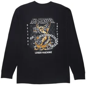 Loser Machine No Master Long Sleeve T-Shirt - Black