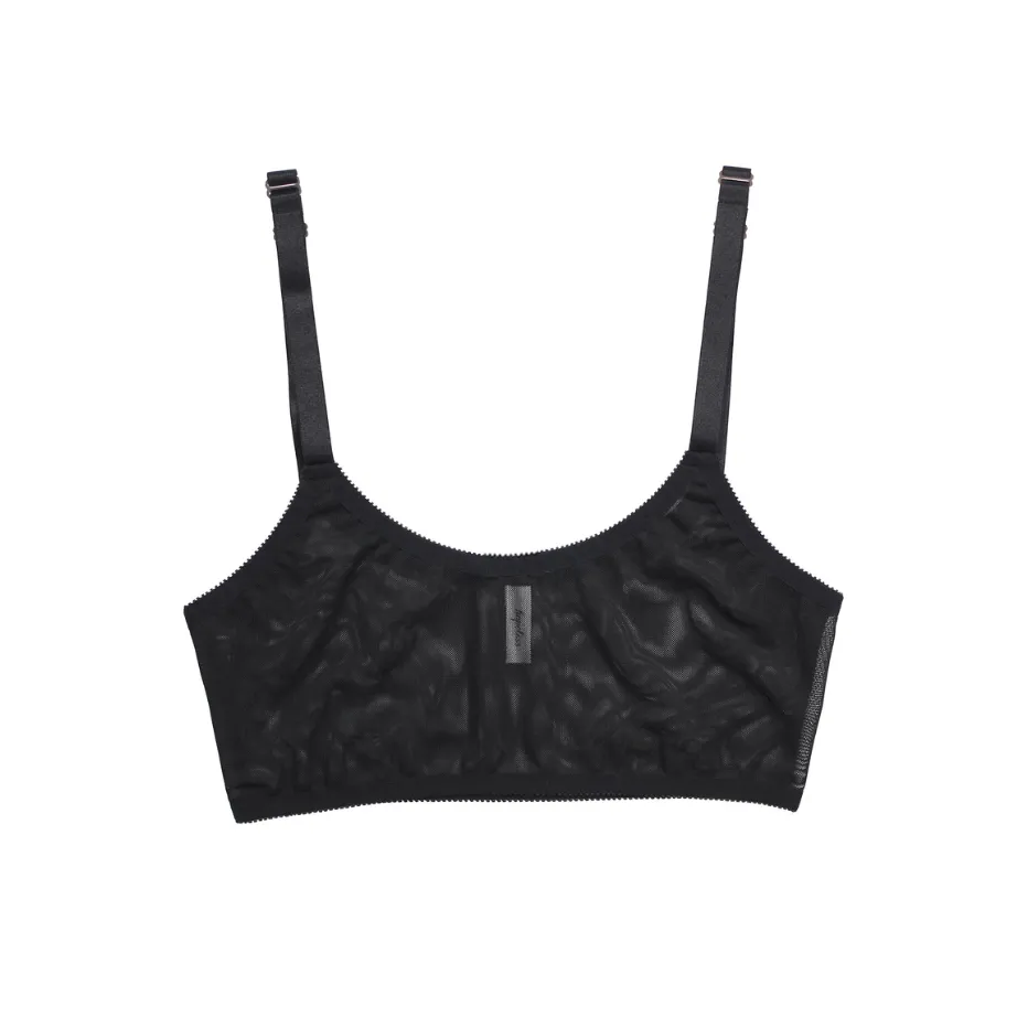 Nancy Cami Black Mesh