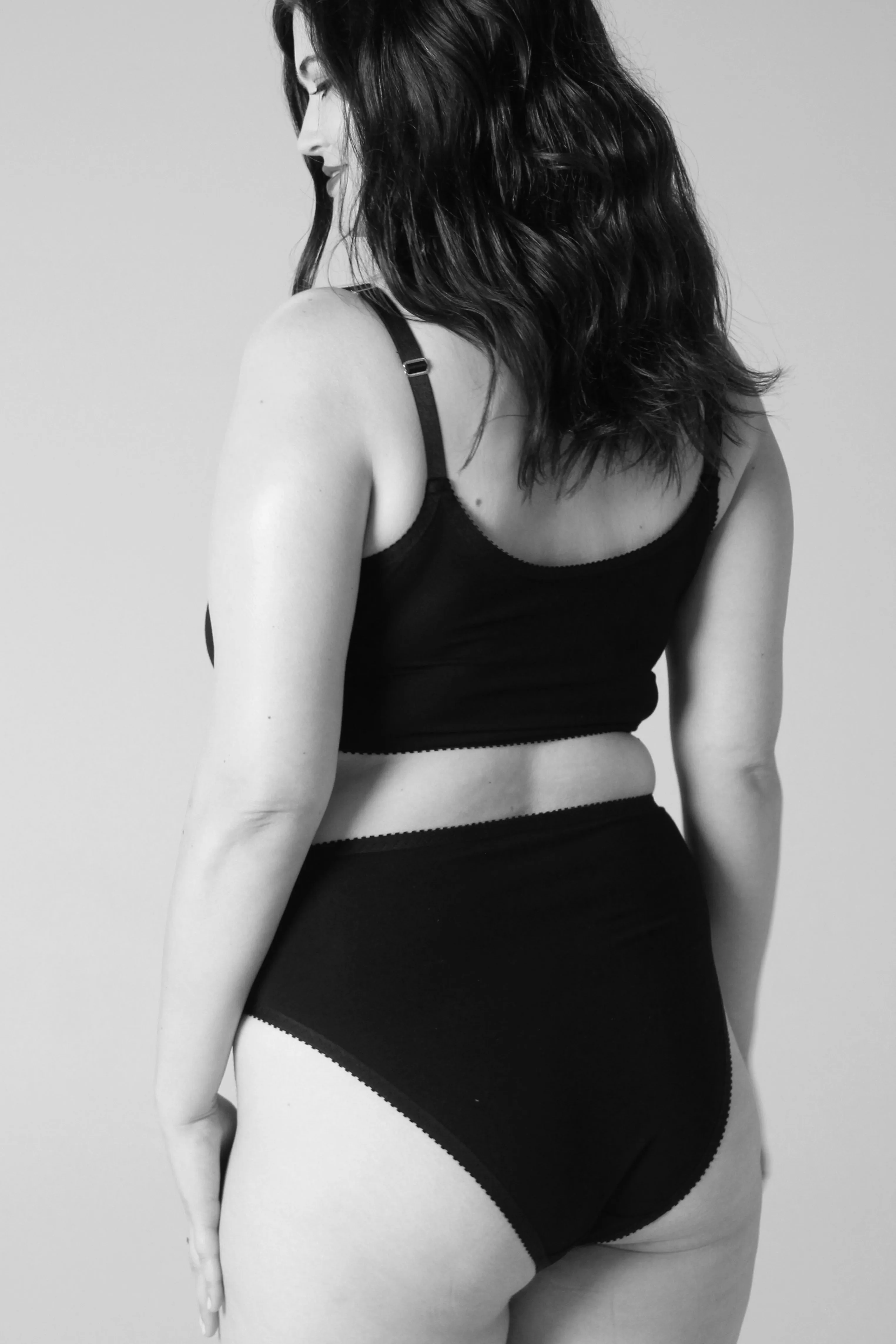 Nancy Cami Black Mesh