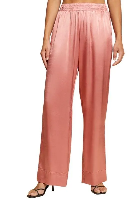 Nation Fairfax Straight Leg Trouser - French Pink