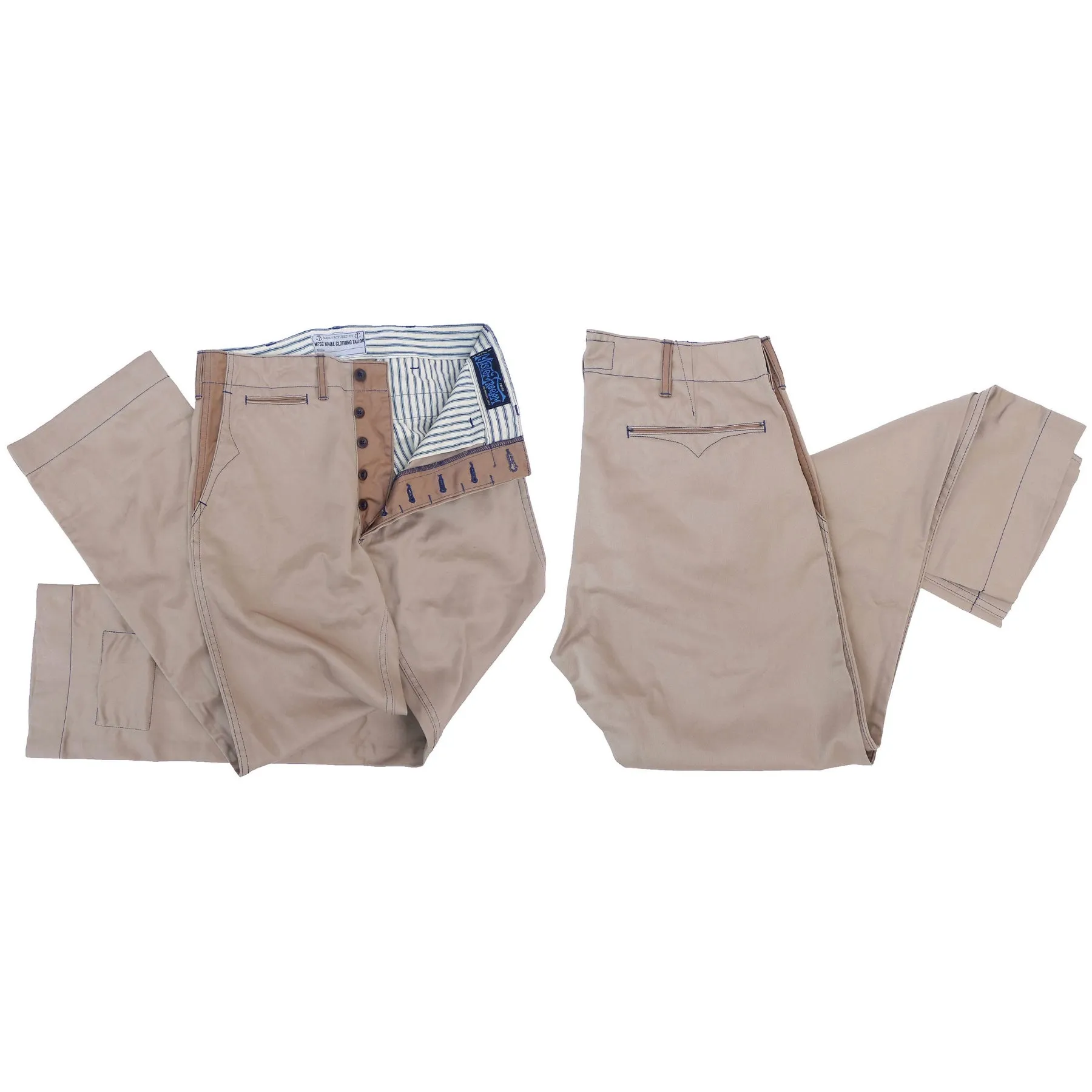 Naval Chinos Type No. 266ac - Khaki - Warehouse
