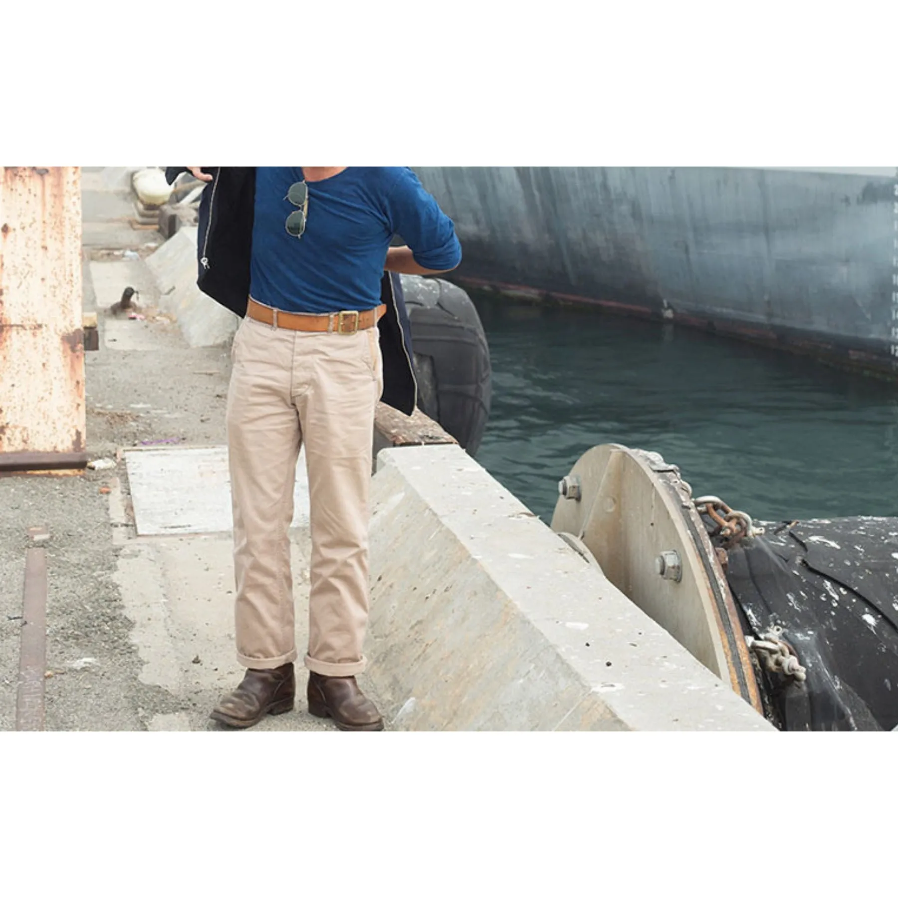 Naval Chinos Type No. 266ac - Khaki - Warehouse