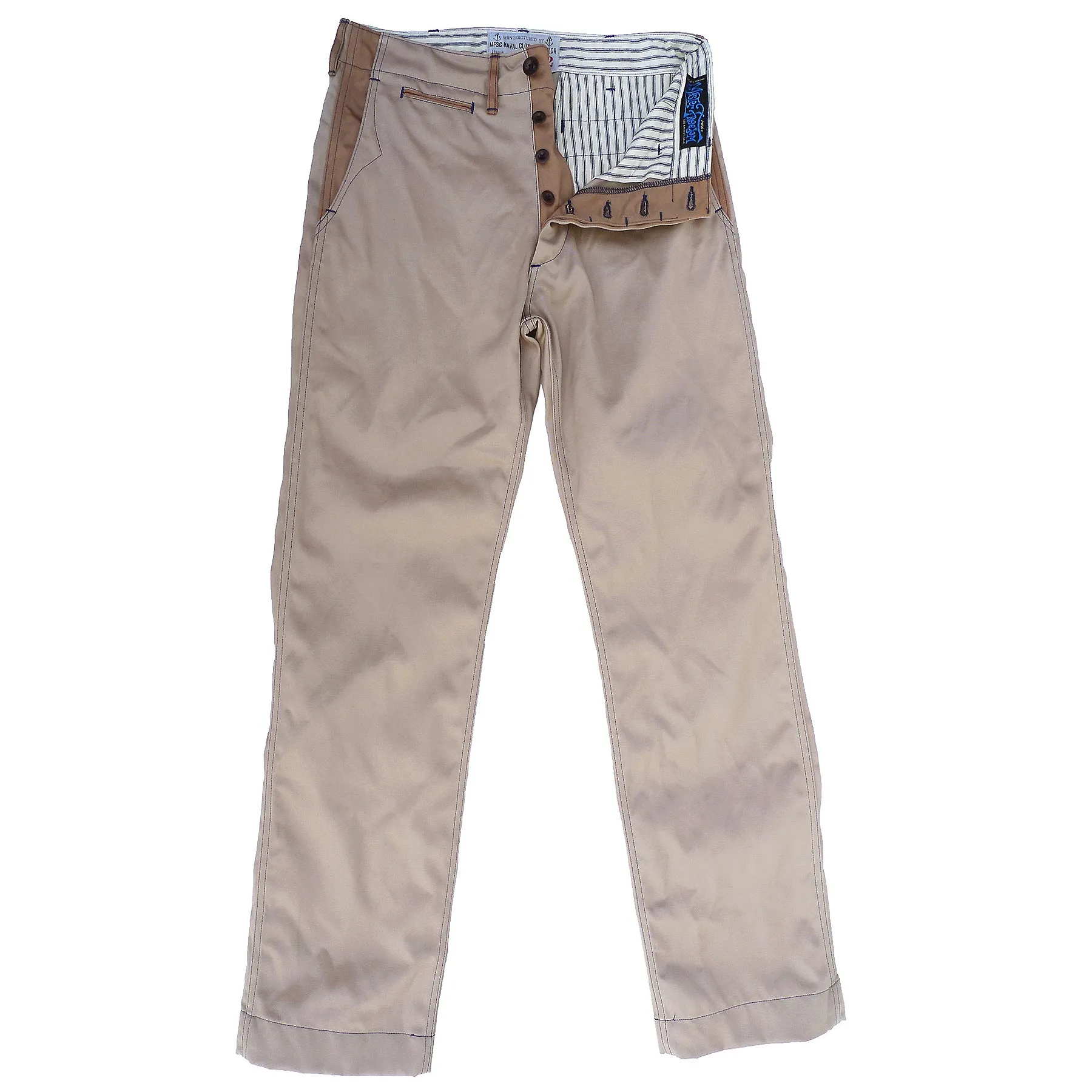 Naval Chinos Type No. 266ac - Khaki - Warehouse