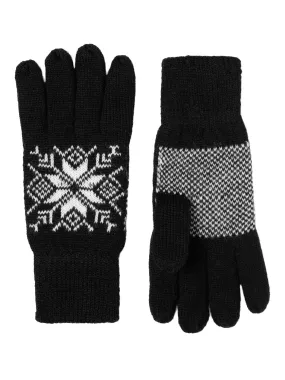Norlender - Snowflake Gloves - Black/Red/White