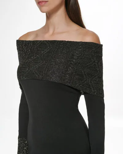 NWTs, Vince Camito, Sparkle Sweater Dress.  RS 29