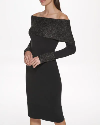NWTs, Vince Camito, Sparkle Sweater Dress.  RS 29