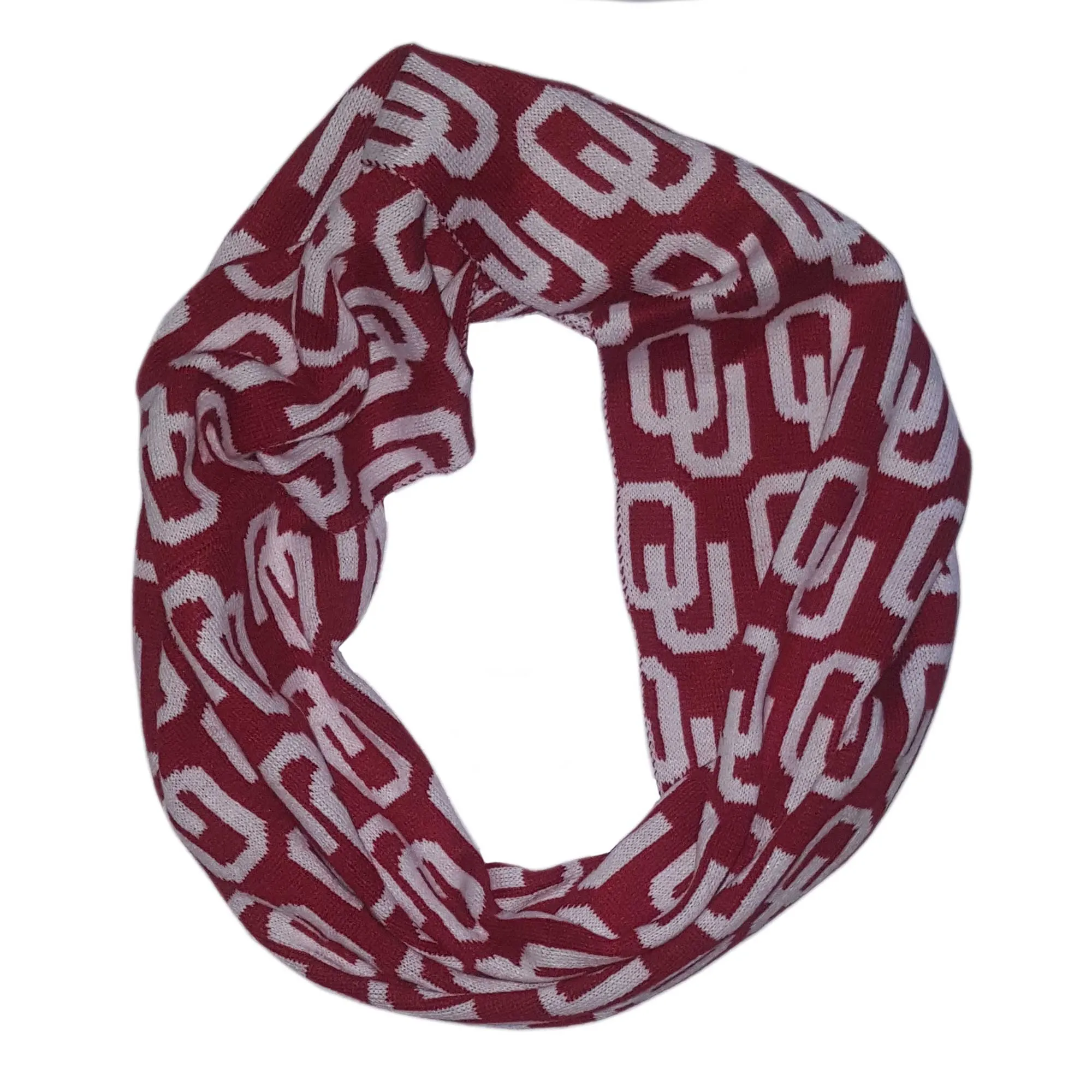 Oklahoma Sooners Logo Infinity Scarf