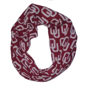 Oklahoma Sooners Logo Infinity Scarf