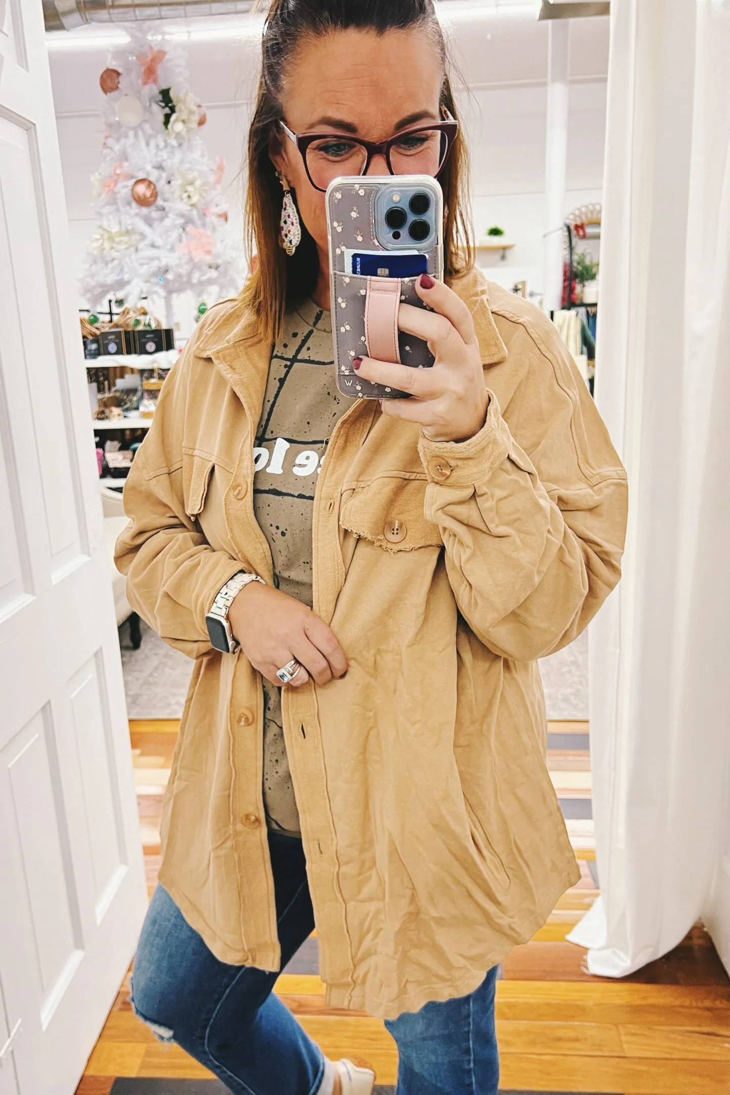 Opal French Terry Oversized Shacket