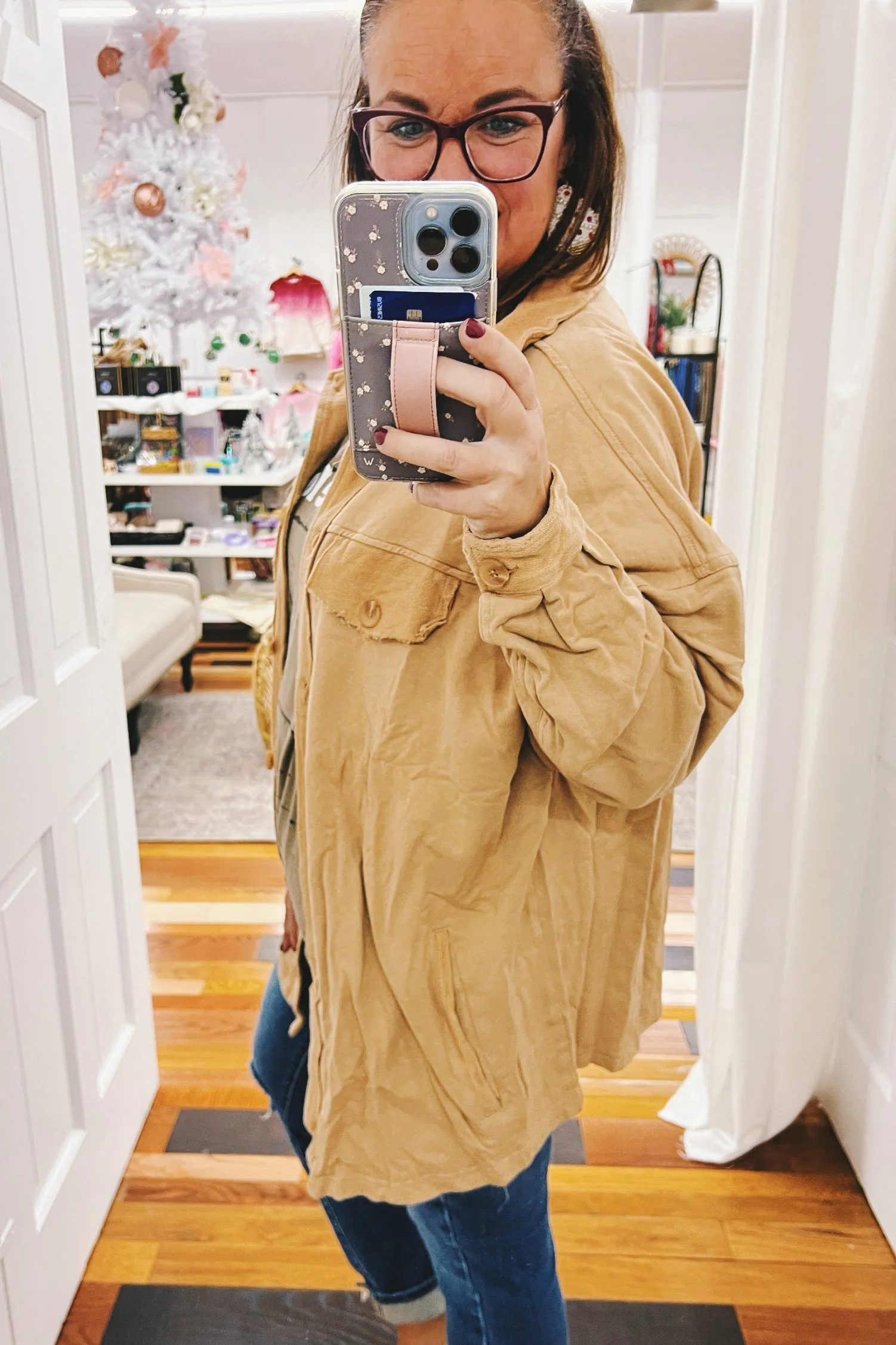 Opal French Terry Oversized Shacket