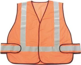 Orange Vest With Reflective Strips