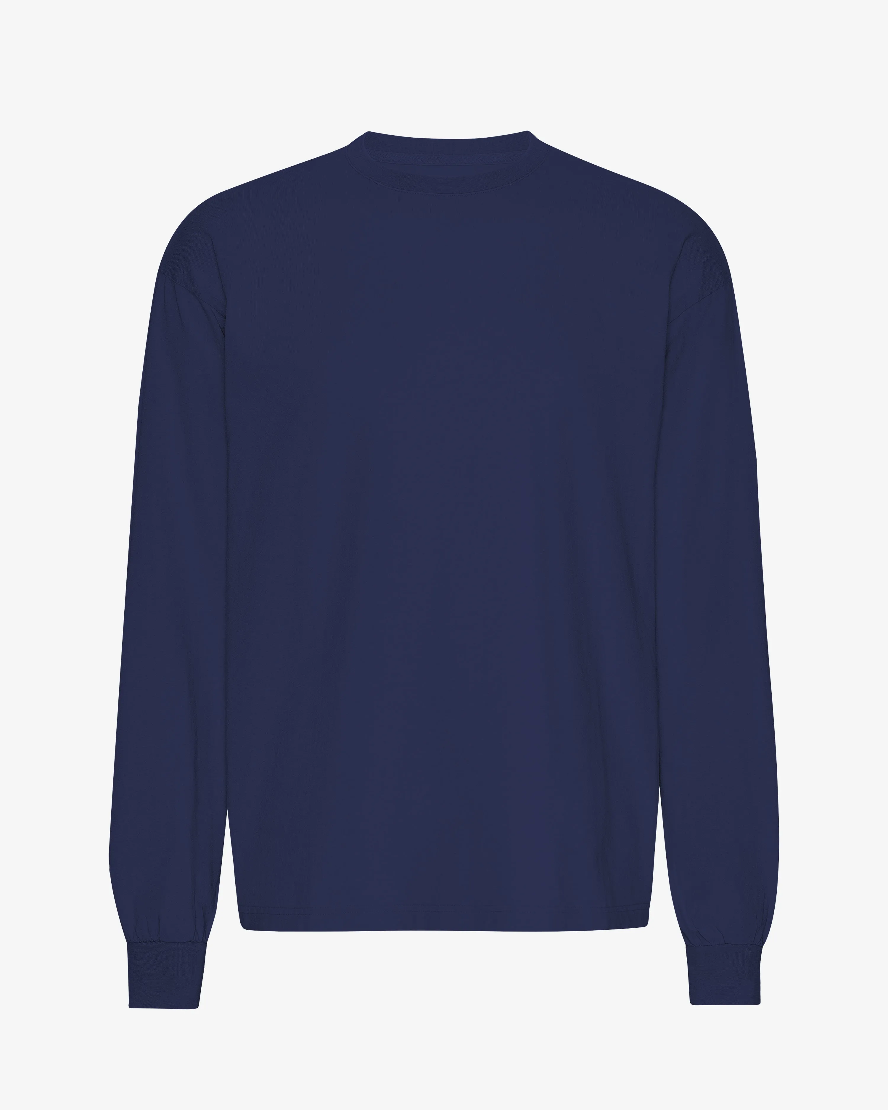 Oversized Organic LS T-Shirt - Marine Blue