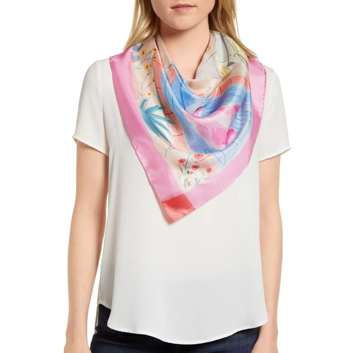 Palm Springs Pool Square Scarf