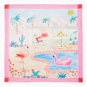 Palm Springs Pool Square Scarf