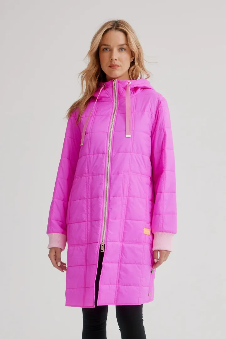 Passion Pink Lightweight Quilted Jacket