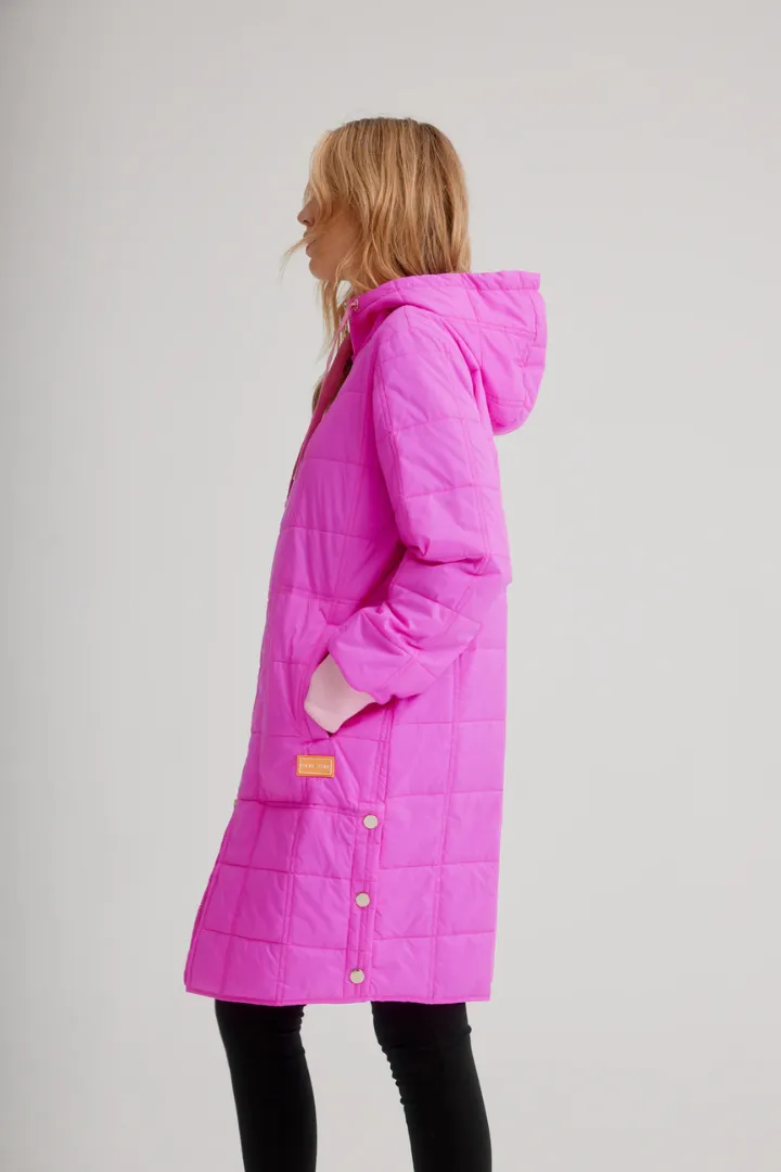 Passion Pink Lightweight Quilted Jacket