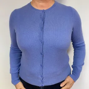 Periwinkle Blue Cashmere Cardigan Large
