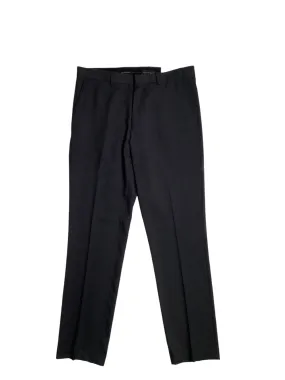 Perry Ellis Portfolio Mens Slim fit Dress Pants 34 / 34 Black Solid Stretch