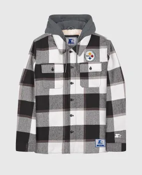 Pittsburgh Steelers Sherpa Lined Plaid Jacket