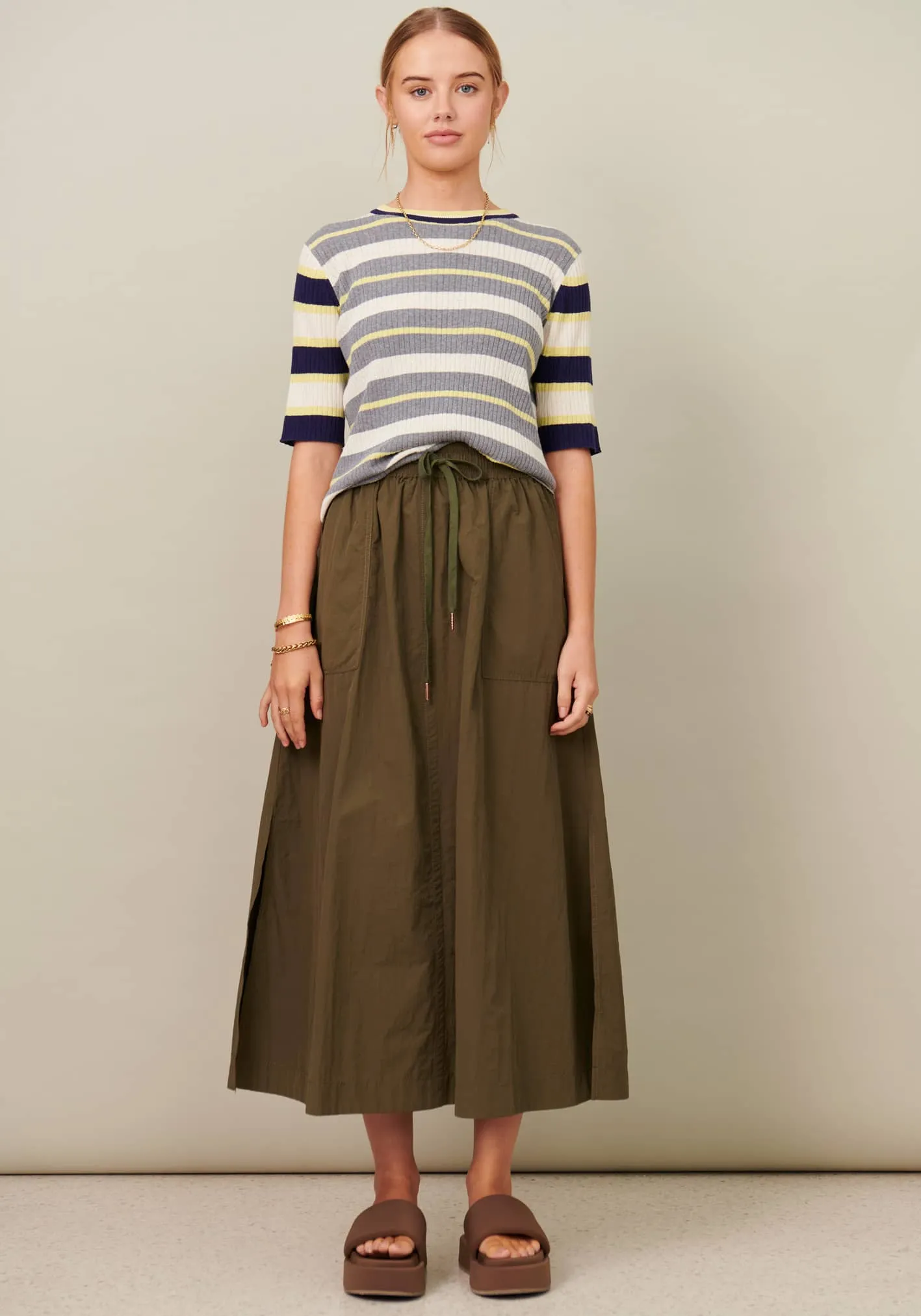 POL Clauida Tee - SIlver