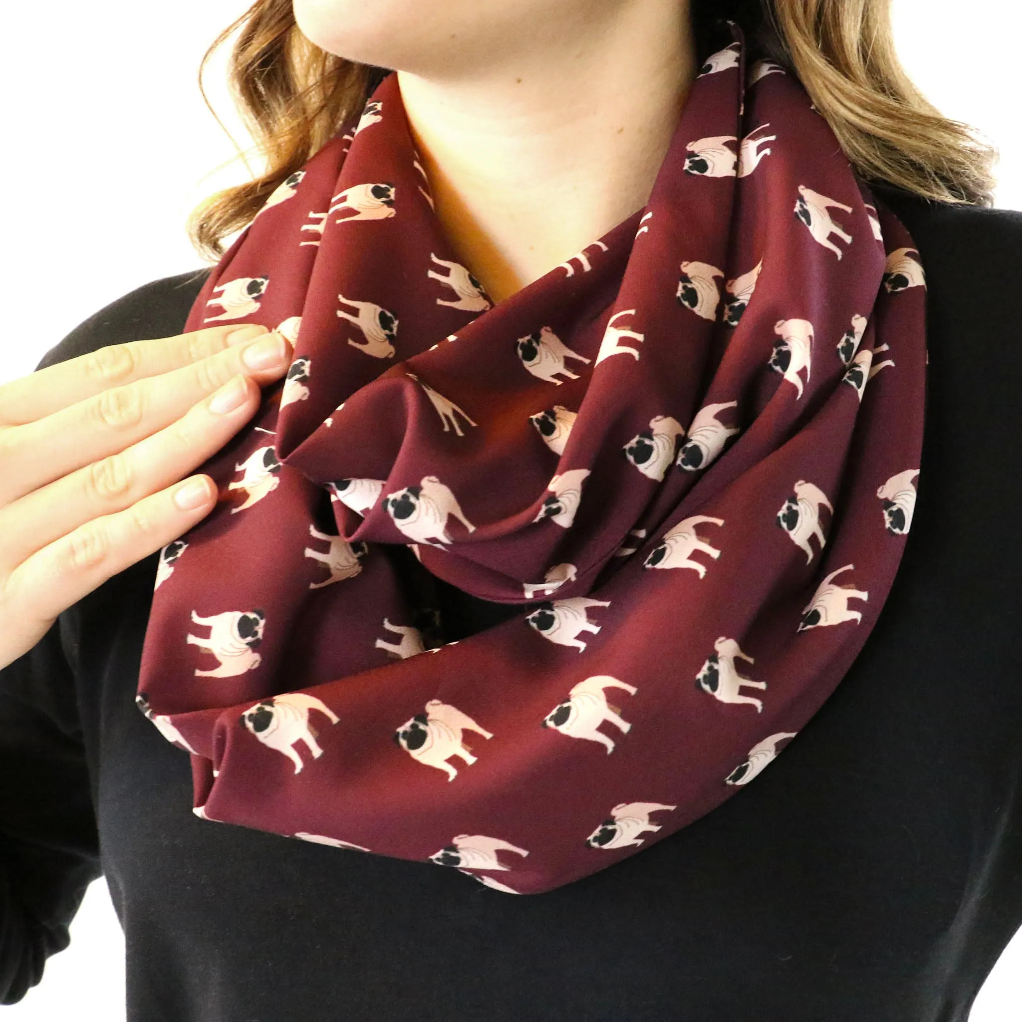 Pug Infinity Scarf