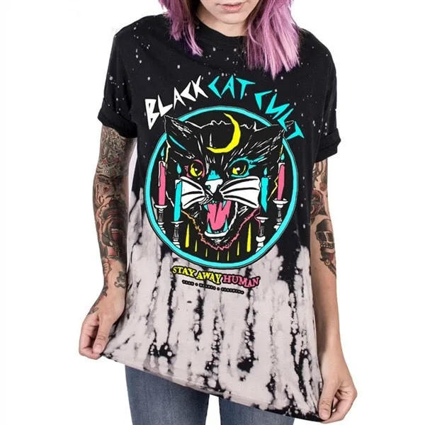 Punk Rock Skull Printed Tees v2