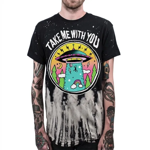 Punk Rock Skull Printed Tees v2
