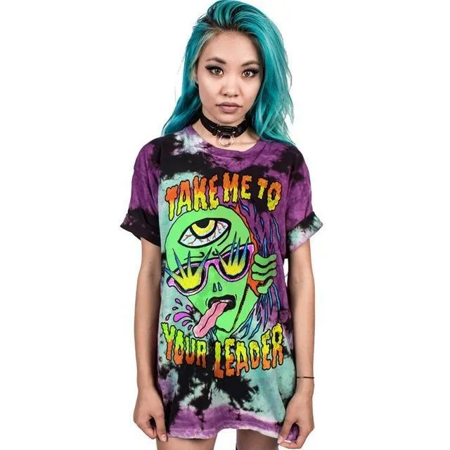 Punk Rock Skull Printed Tees v7