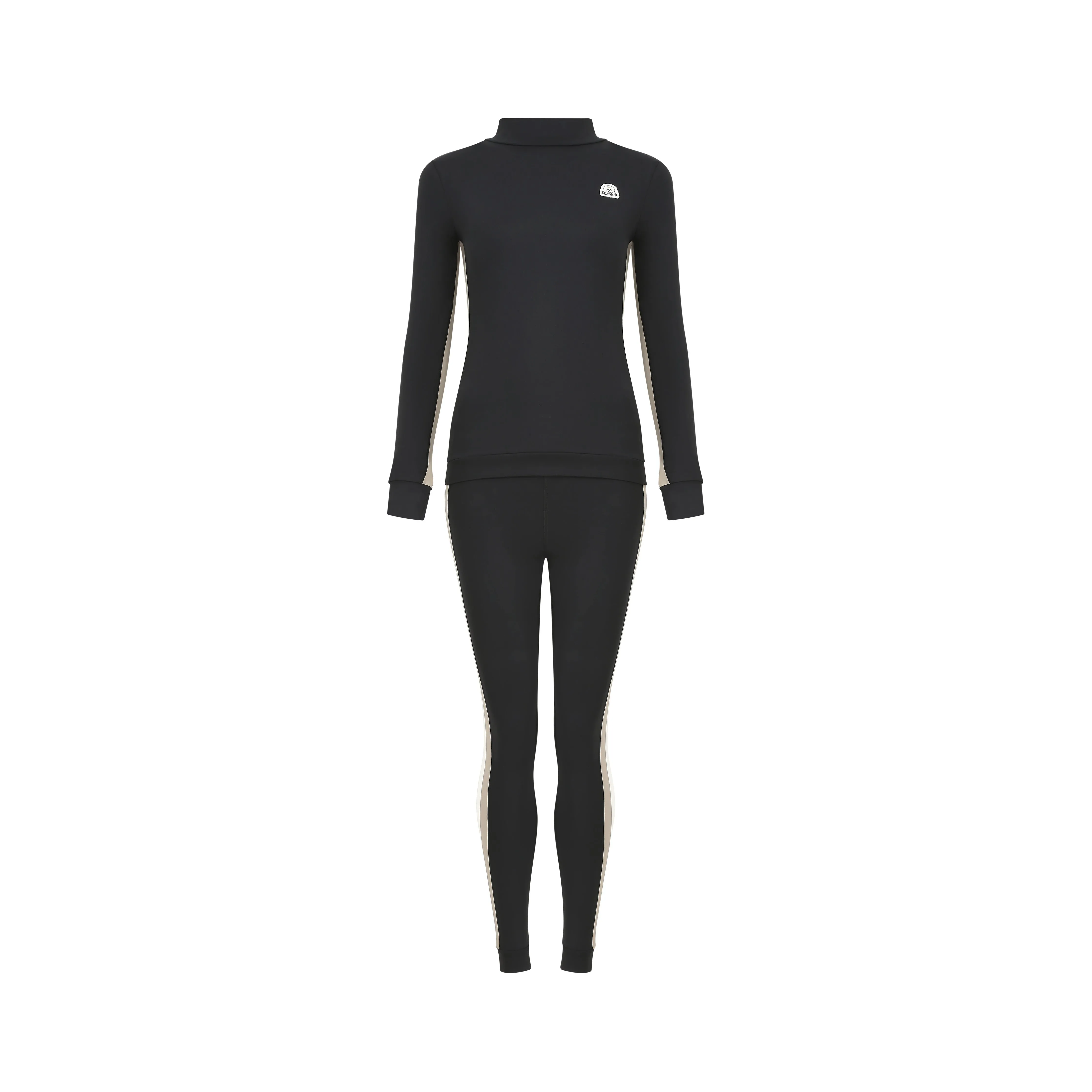 Racer Stripe Base Layer Set - Black