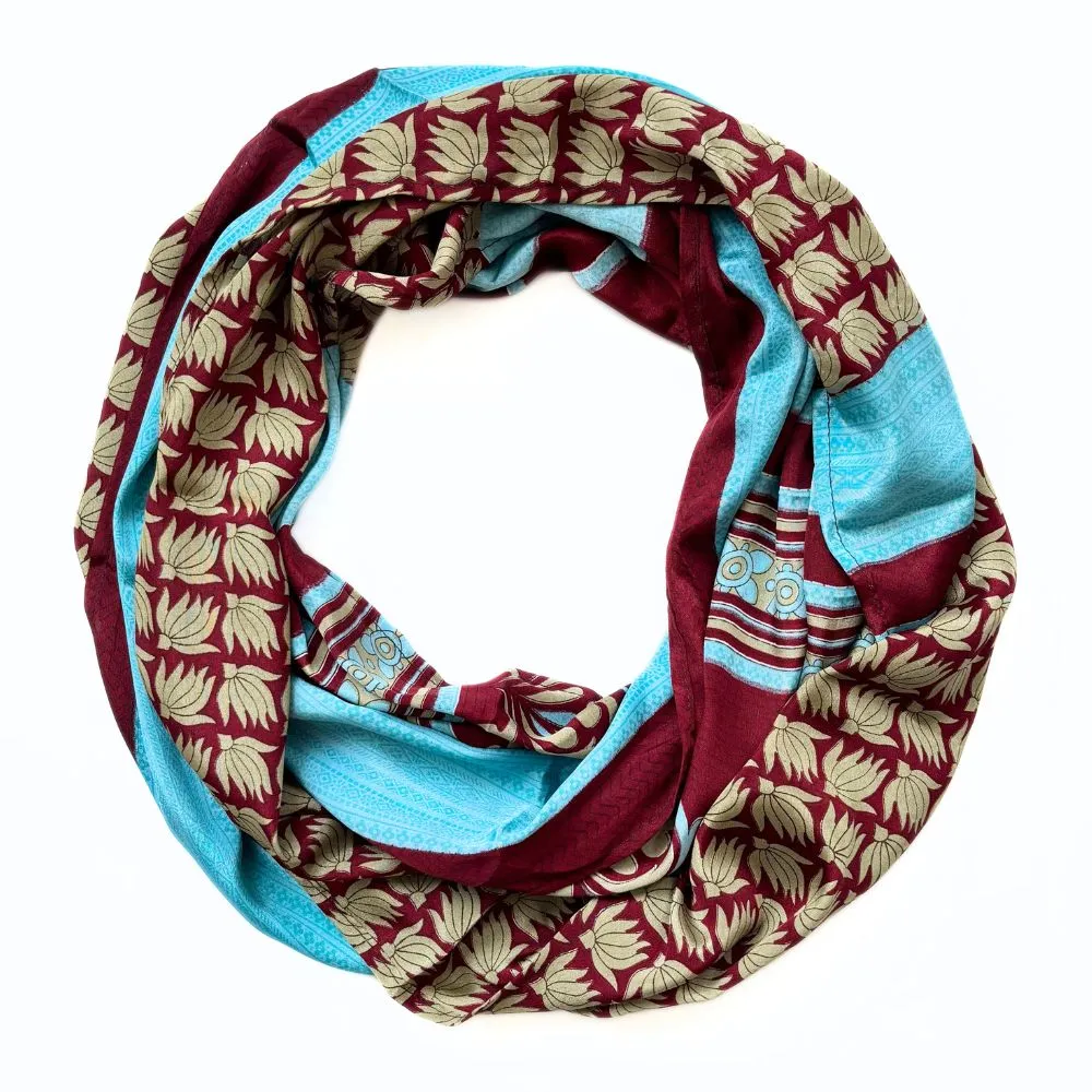 Recycled Silk Sari Infinity Scarf - Pick Your Favorite