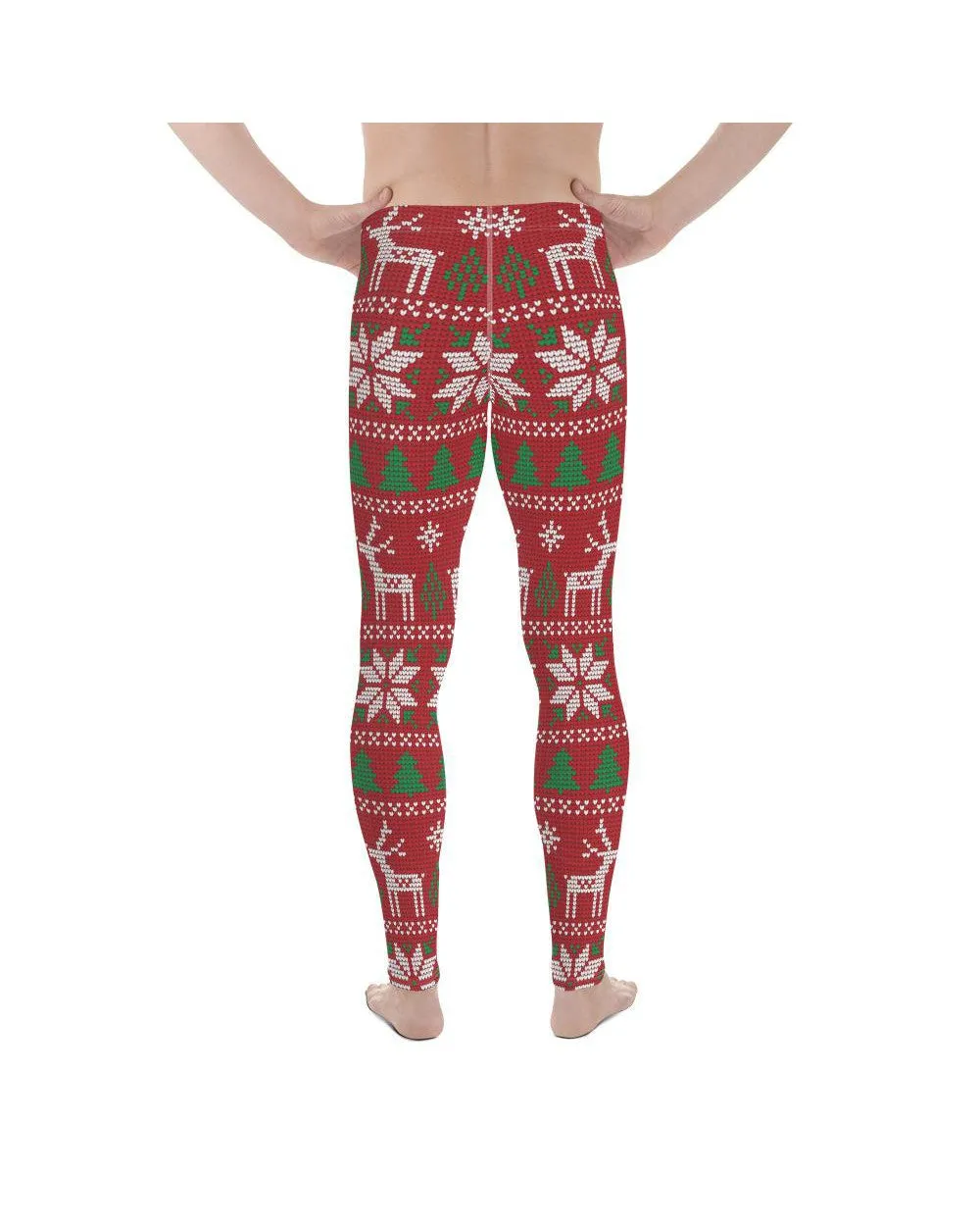 Red Ugly Christmas Meggings