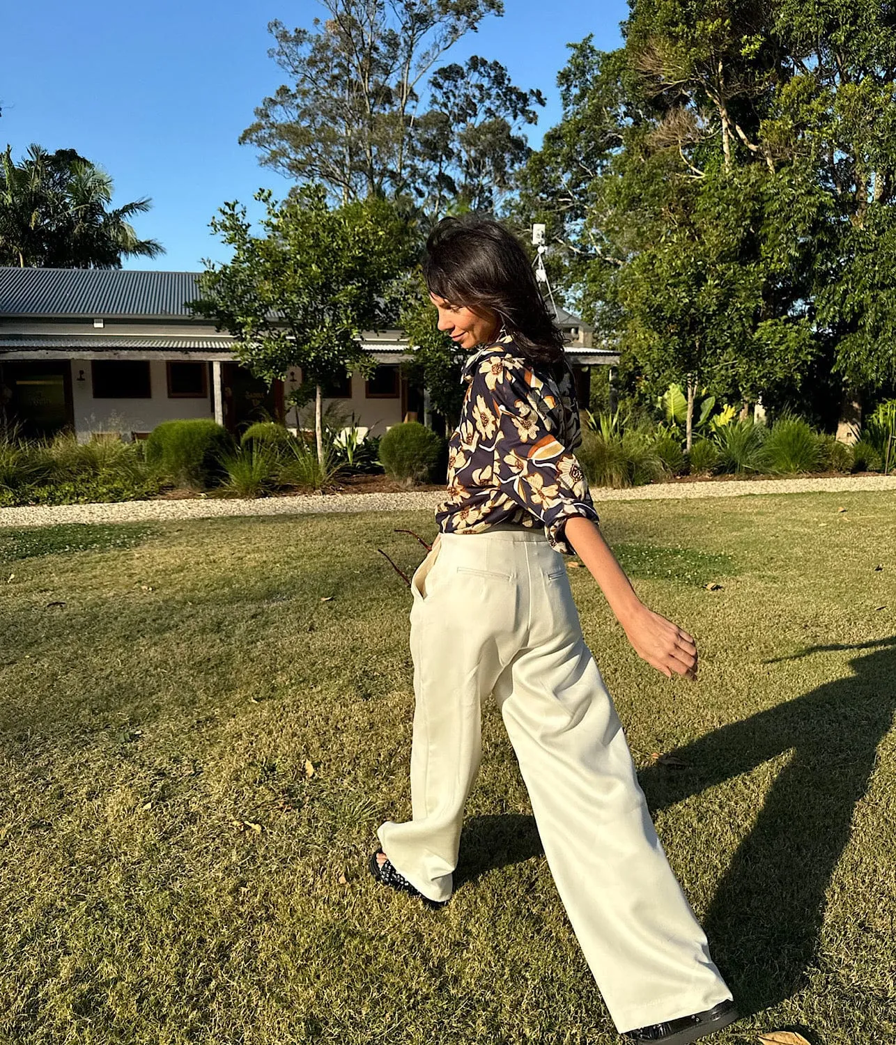RIETI PANT- IVORY