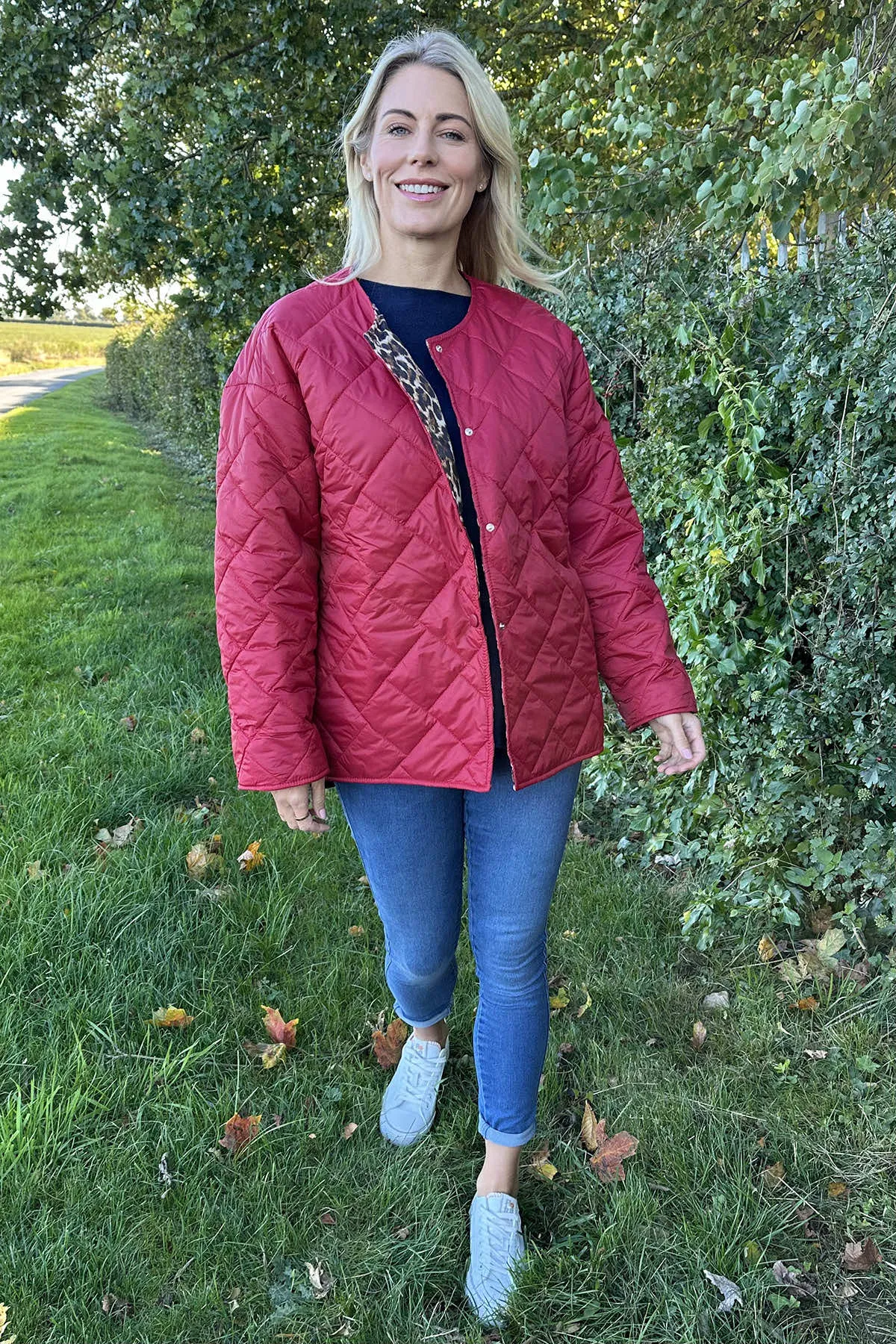 Riley Padded Coat Wine
