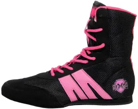 RXN BX-12 Black/Pink Boxing Shoe