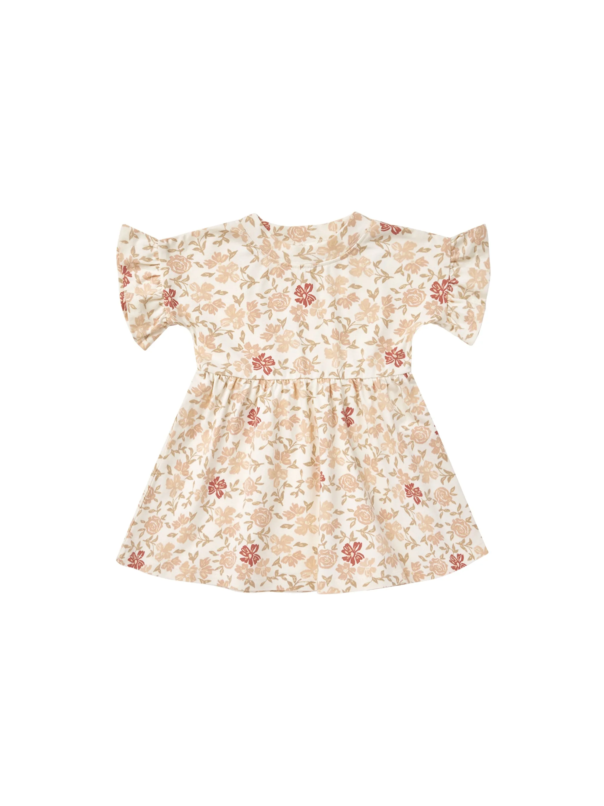 Rylee   Cru Ruffle Babydoll Dress (Pink Floral)