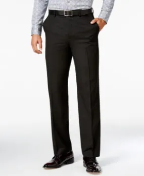 Sean John Mens Classic fit Dress Pants 38 / 30 Black Solid