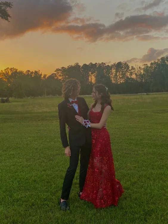Sexy Red Long Party Prom Dresses Evening Gown    fg5098
