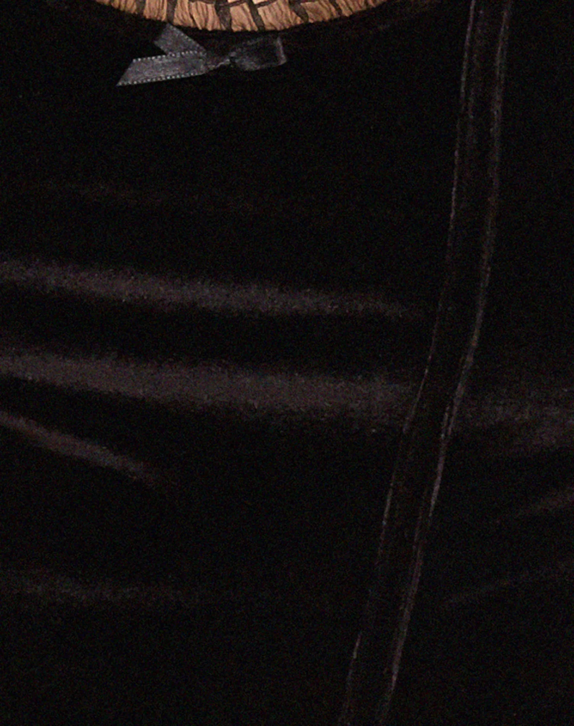 Siwangi Corset Style Top in Black Velvet