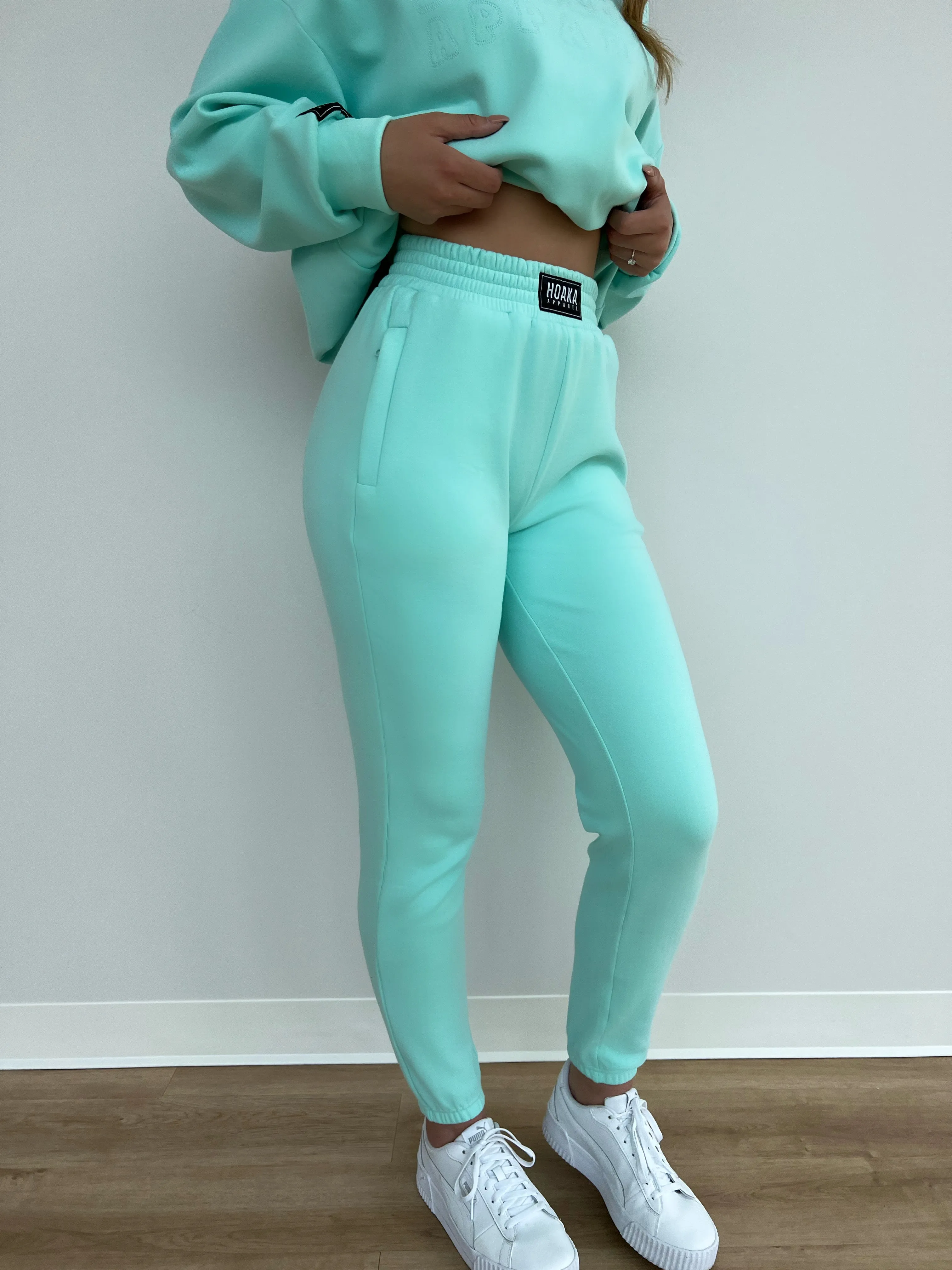 Sky Blue Comfy Joggers - Final Sale