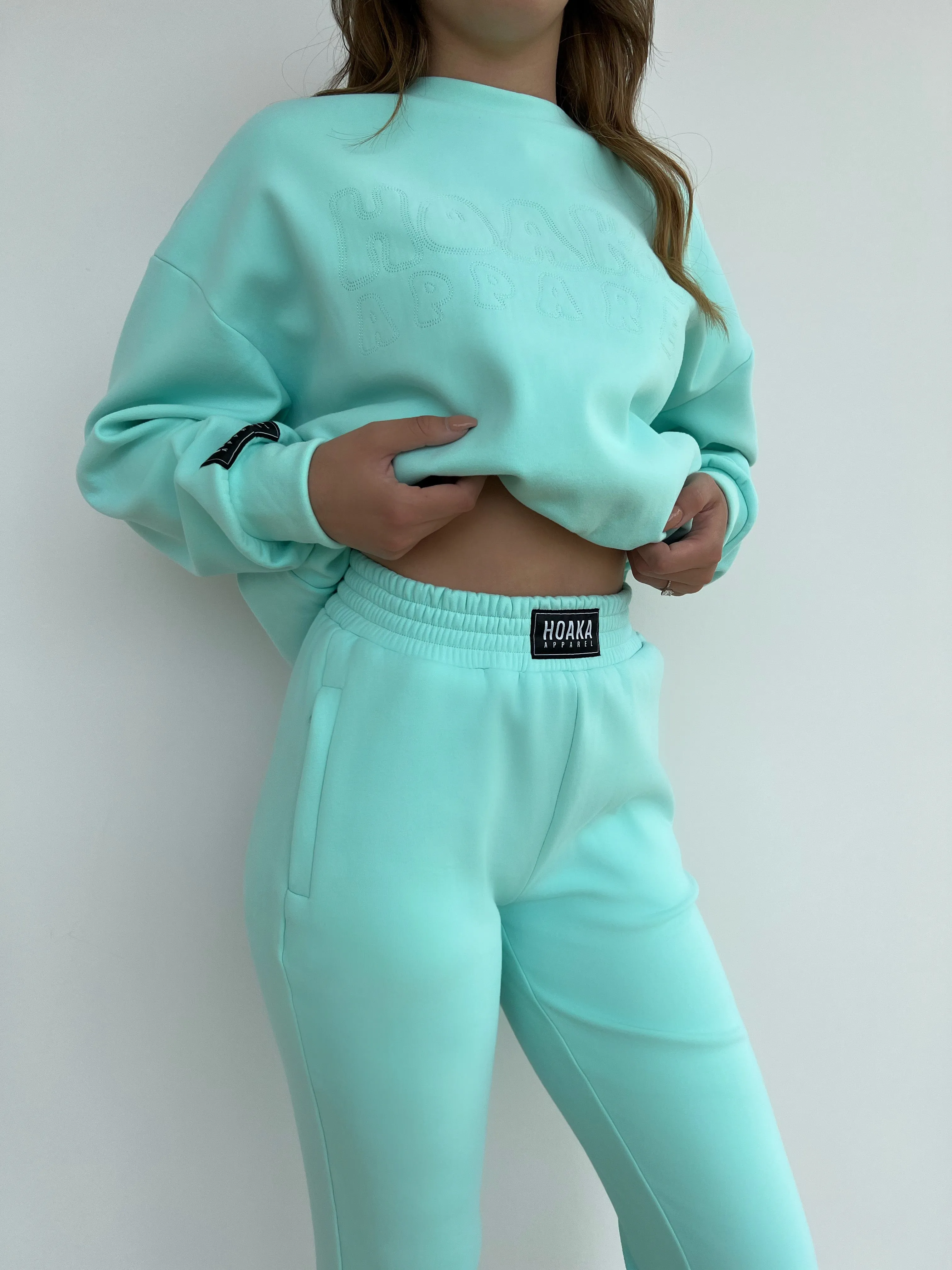 Sky Blue Comfy Joggers - Final Sale