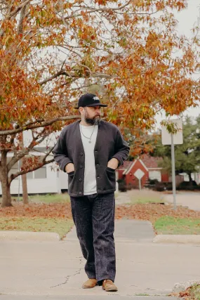 Slouchy Cardigan: Dark Charcoal