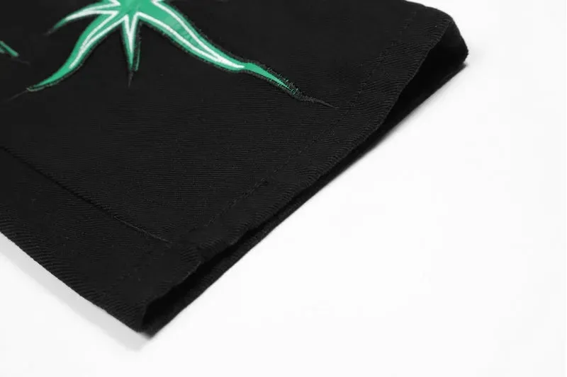 'Starlight' Embroidered Denim Jeans