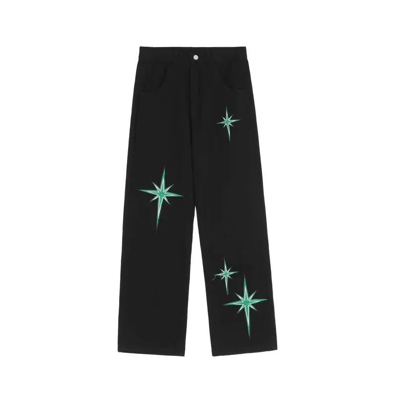 'Starlight' Embroidered Denim Jeans