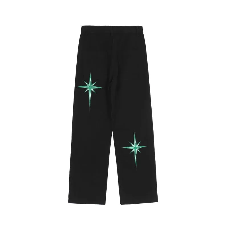 'Starlight' Embroidered Denim Jeans