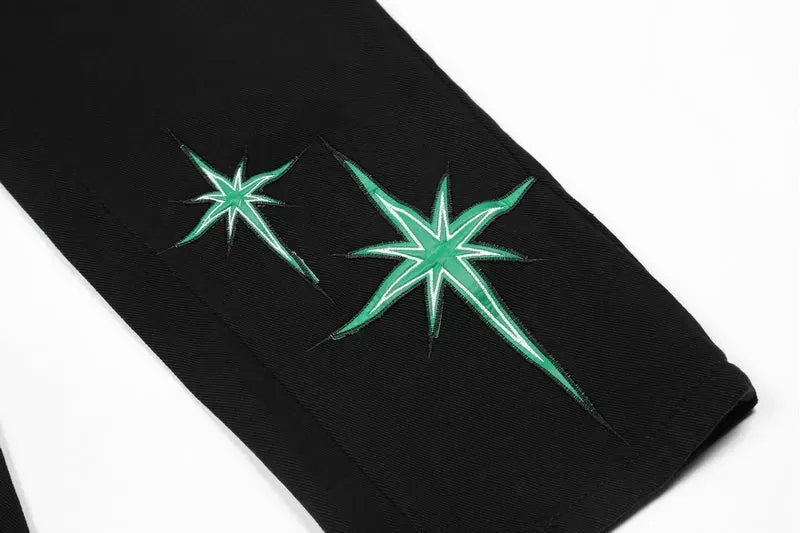 'Starlight' Embroidered Denim Jeans