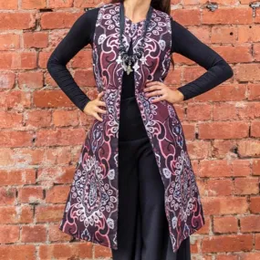 Stolen Moment Longline Vest - Brocade