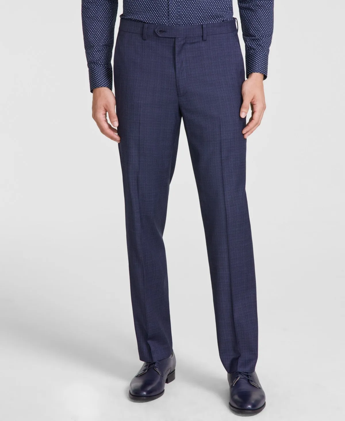 Tallia Mens Classic fit Dress Pants 32 / 32 Blue Striped