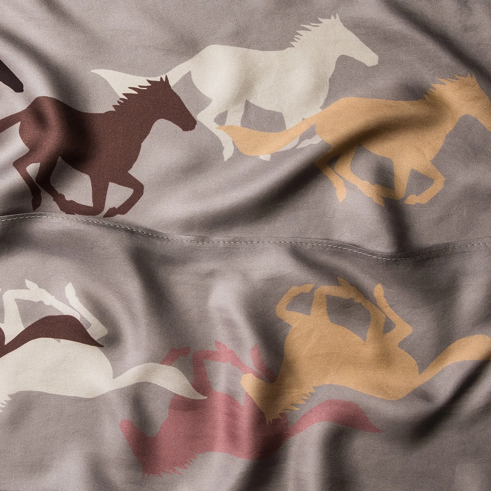The Gallop Skinny Scarf - Sahara Grey